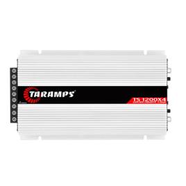 Amplificador Taramps TS 1200X4 1200W de Potência 4 Canais Estéreo para Som Automotivo