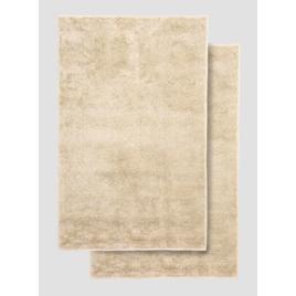 Kit tapete 2 peças linha Comfort Trigo 50x100cm bege