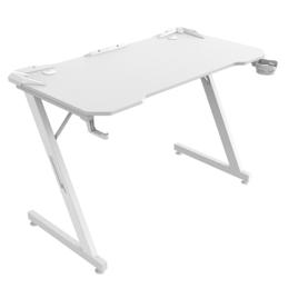 Mesa Gamer SuperFrame Epic, Com Suporte Para Headset e Copo - Branco