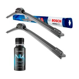 Palheta Limpador de Para-brisa Bosch Aerofit + Aditivo Naska