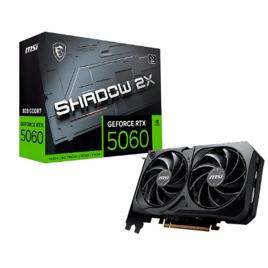 Placa De Vídeo Msi Rtx 5060 8gb Gddr7 128 Bits Shadow 2x Oc