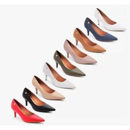 Scarpin Vizzano Feminino Salto Baixo