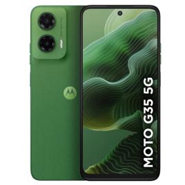 Smartphone Motorola Moto G35 5G - 128GB, 12GB RAM - Verde Vegan Leather