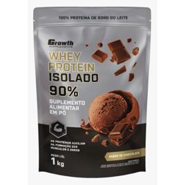 Whey Protein Isolado 1kg Growth Supplements Sabor Chocolate